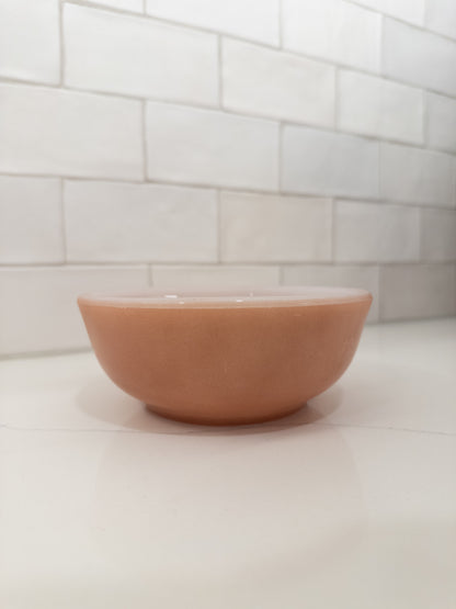 Vintage Glassbake Brown Small Single Serve Bowl