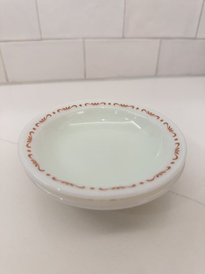 Vintage Pyrex 706 20 Small Glass Dish w/ Decorative Rim