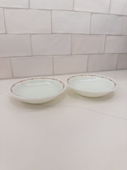 Vintage Pyrex 706 20 Small Glass Dish w/ Decorative Rim