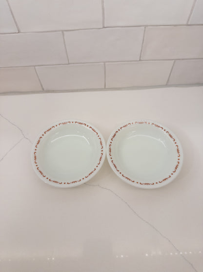 Vintage Pyrex 706 20 Small Glass Dish w/ Decorative Rim