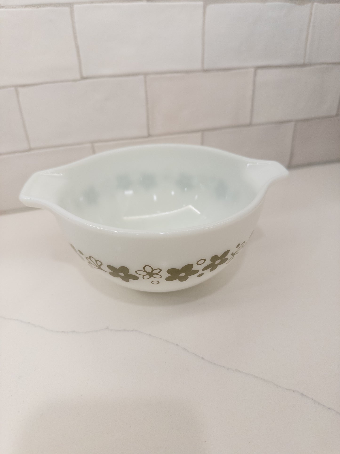 Vintage Pyrex 441 Spring Blossom Cinderella Mixing Bowl