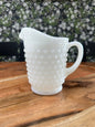 Vintage Fenton Hobnail 5 1/2" Milk Glass Pitcher