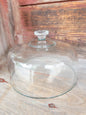 Vintage 10" Glass Cake Dome