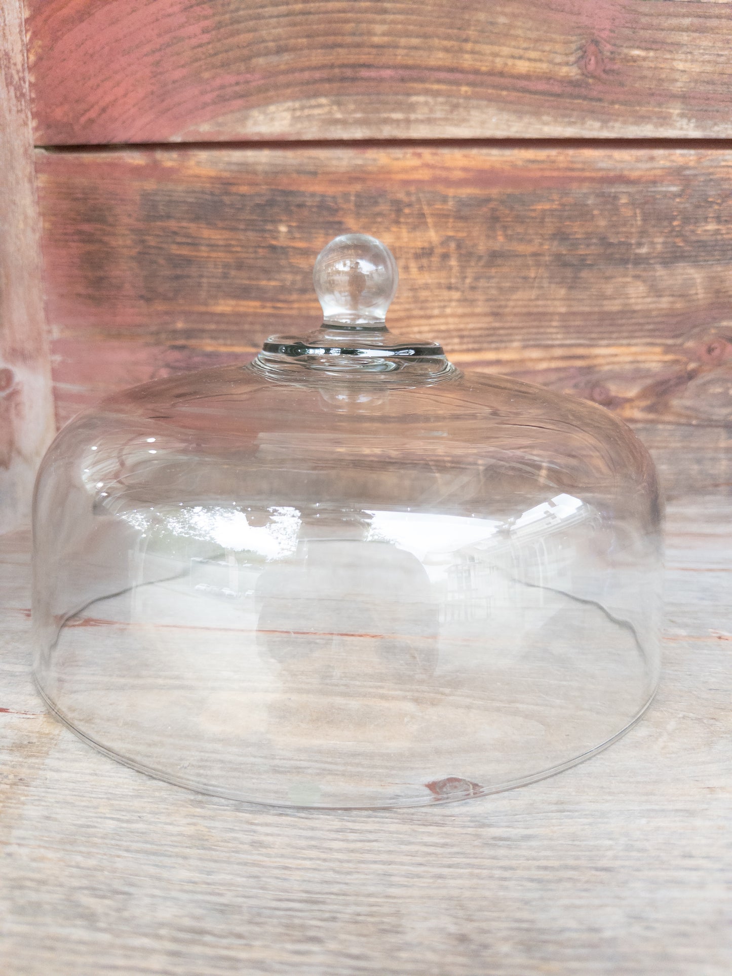 Vintage 11" Glass Cake Dome