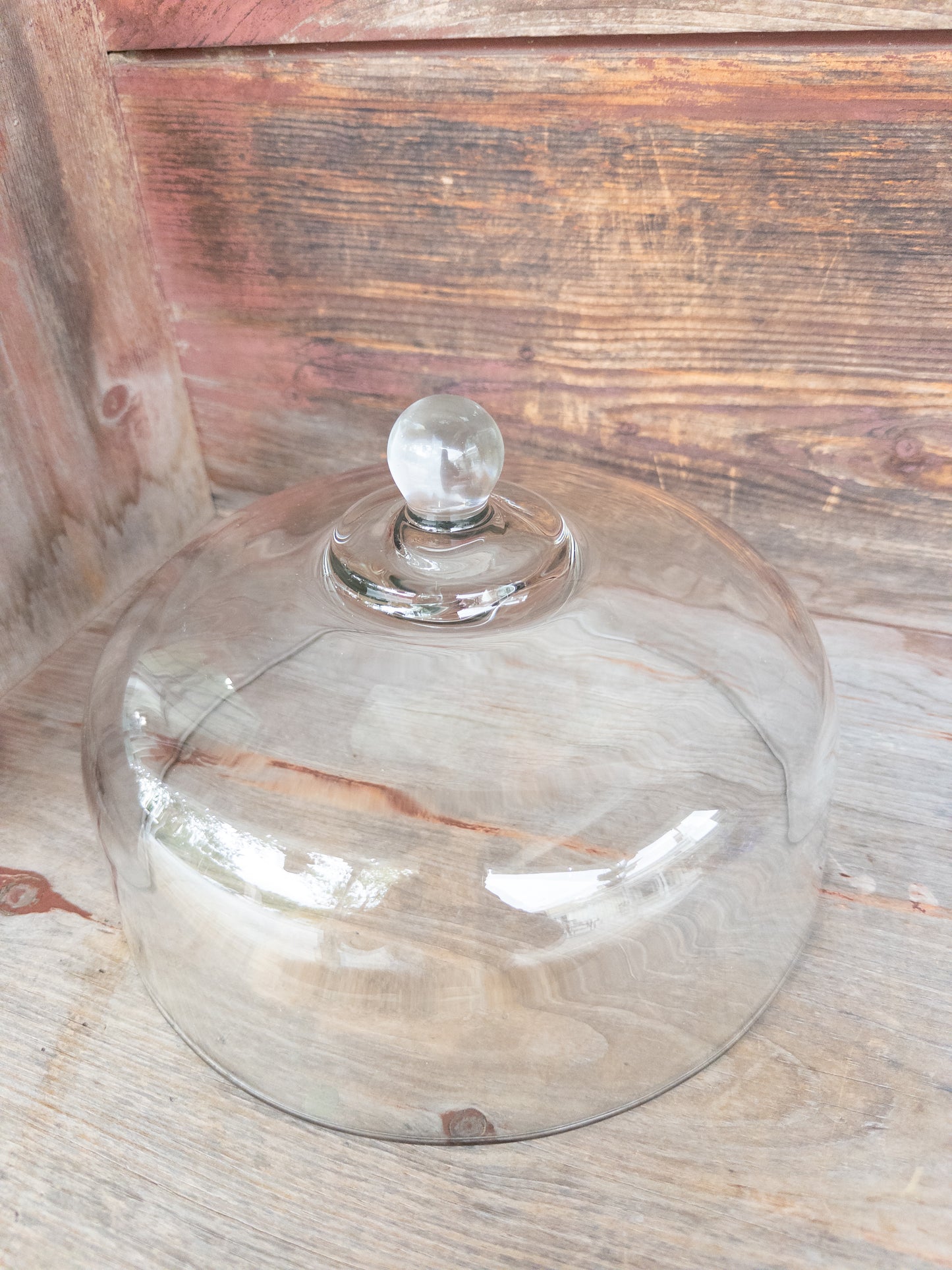 Vintage 11" Glass Cake Dome