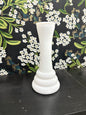 Vintage White Milk Glass Beehive Base Bud Vase