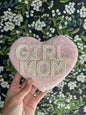 Girl Mom Heart Shape Coin Purse