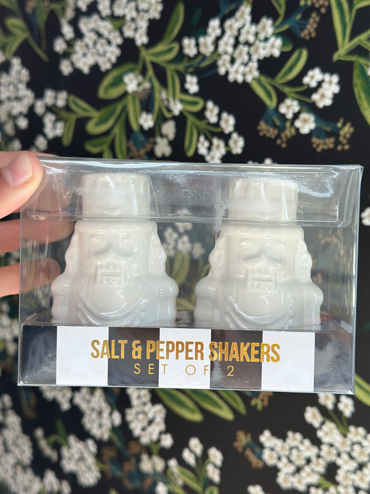 Boxed S&P Set White Nutcrackers