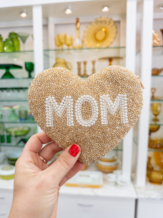 Mom Heart Coin Purse