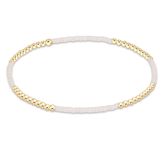 enewton Hope Blissful Bracelet - Milkshake shown flat on a plain white background