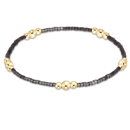 enewton Hope Purpose Gold Bracelet - Moonlight shown flat on a plain white background