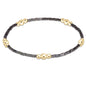 enewton Hope Purpose Gold Bracelet - Moonlight shown flat on a plain white background