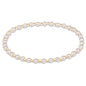 enewton Grateful Pearl 3mm Beaded Bracelet shown flat on a plain white background