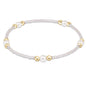 Hope Purpose Pearl Bracelet - Silky White