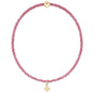 enewton Hope Classic Pink Champagne Signature Cross Bracelet shown flat on a plain white background