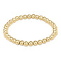 enewton Classic Gold 5mm Beaded Bracelet shown flat on a plain white background