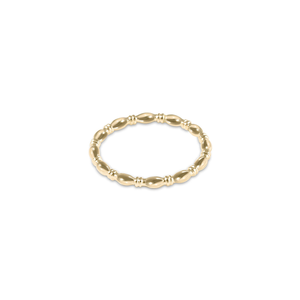 enewton Harmony Gold Ring in Size 6, slim gold band shown upright on a plain background