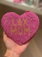 Lax Mom Heart Shape Coin Purse