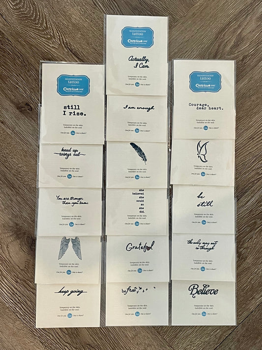 Manifestation Tattoo by Conscious Ink