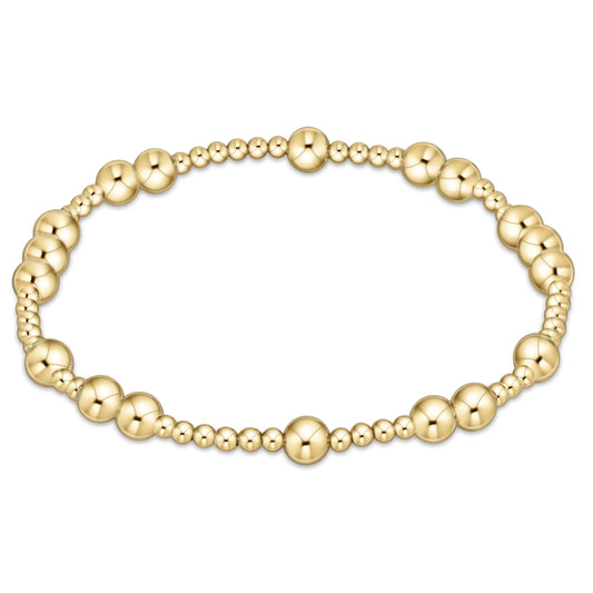 Hope Unwritten 5mm Bead  Bracelet - Gold