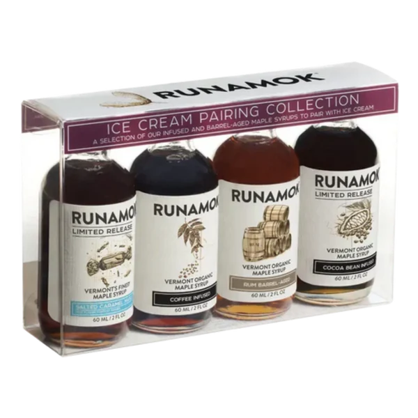 Runamok Ice Cream Pairing Maple Syrup Collection