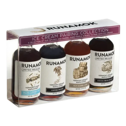 Runamok Ice Cream Pairing Maple Syrup Collection