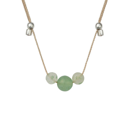 Gemstone Trio — 4mm + 6mm Gemstone Necklace