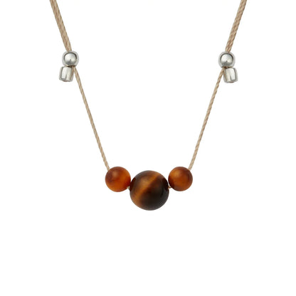 Gemstone Trio — 4mm + 6mm Gemstone Necklace