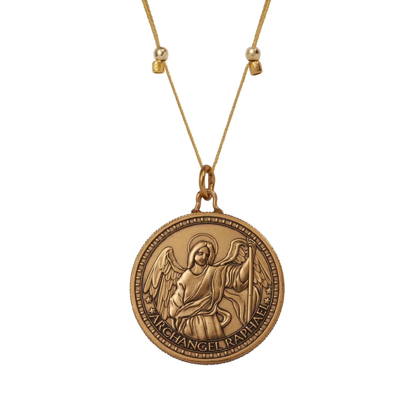 Mother Mary + Archangel Raphael Healing Necklace