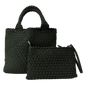 Lily Woven Neoprene Tote with Pouch