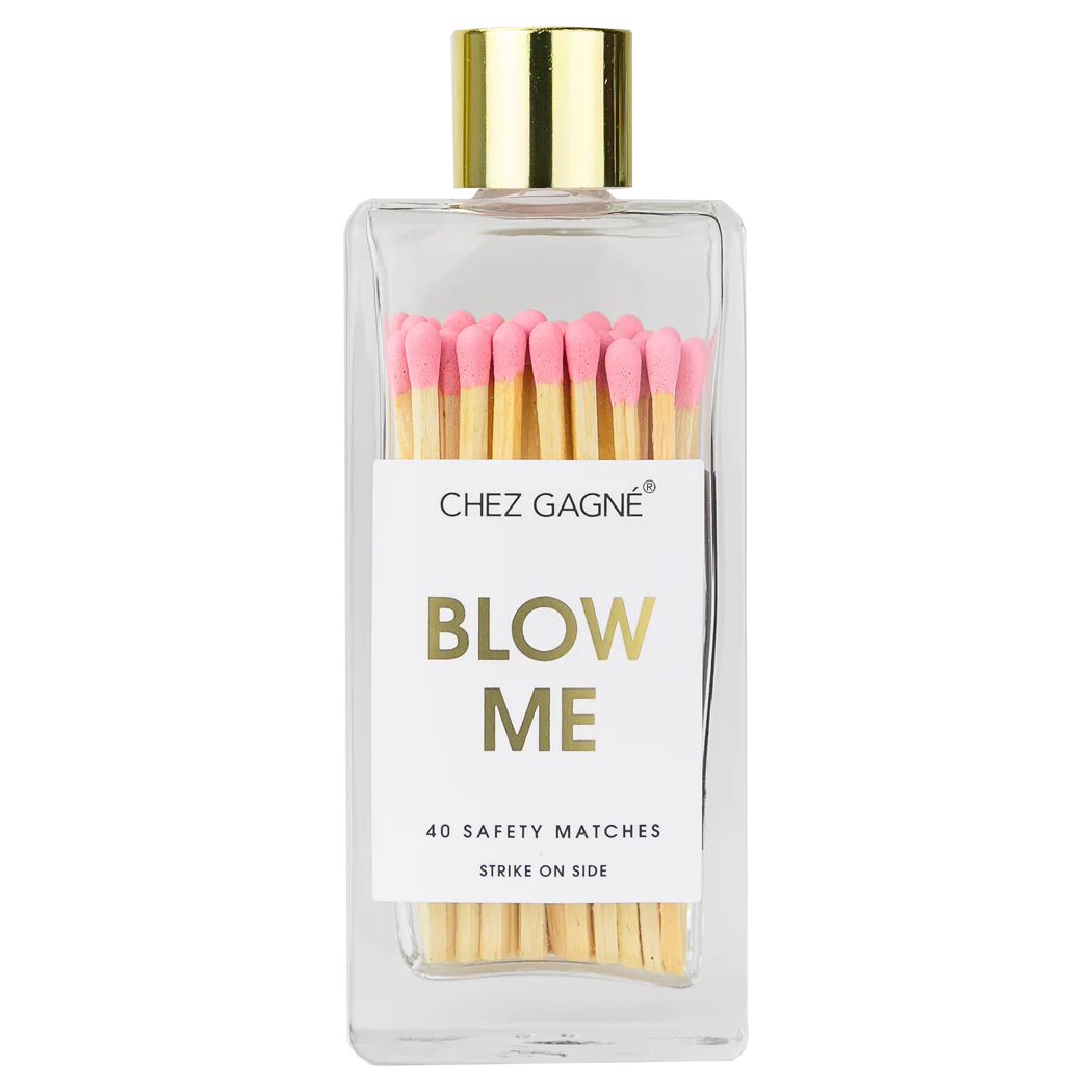 Blow Me - Glass Bottle Safety Matches