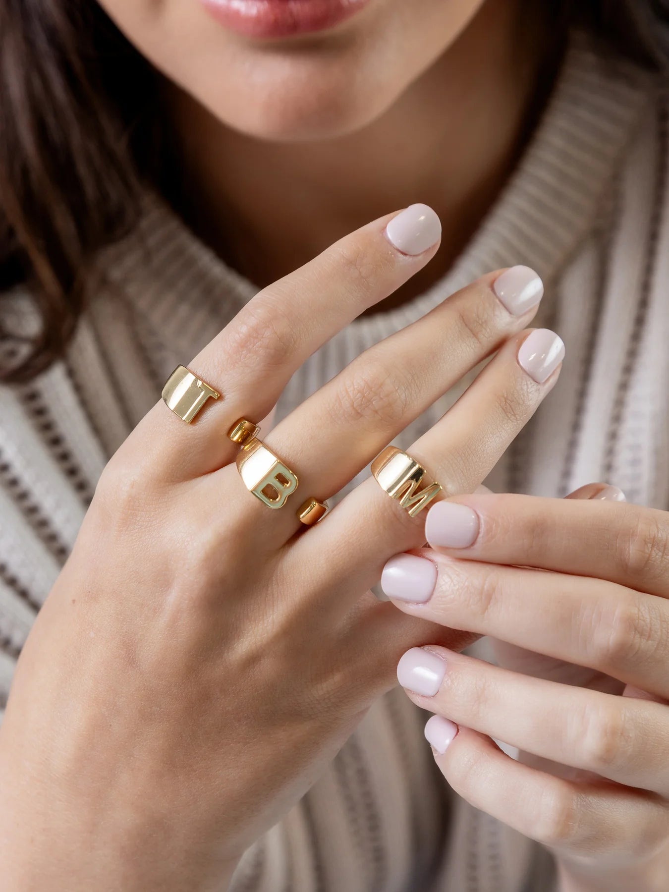 Luxe Sydney Initial Ring