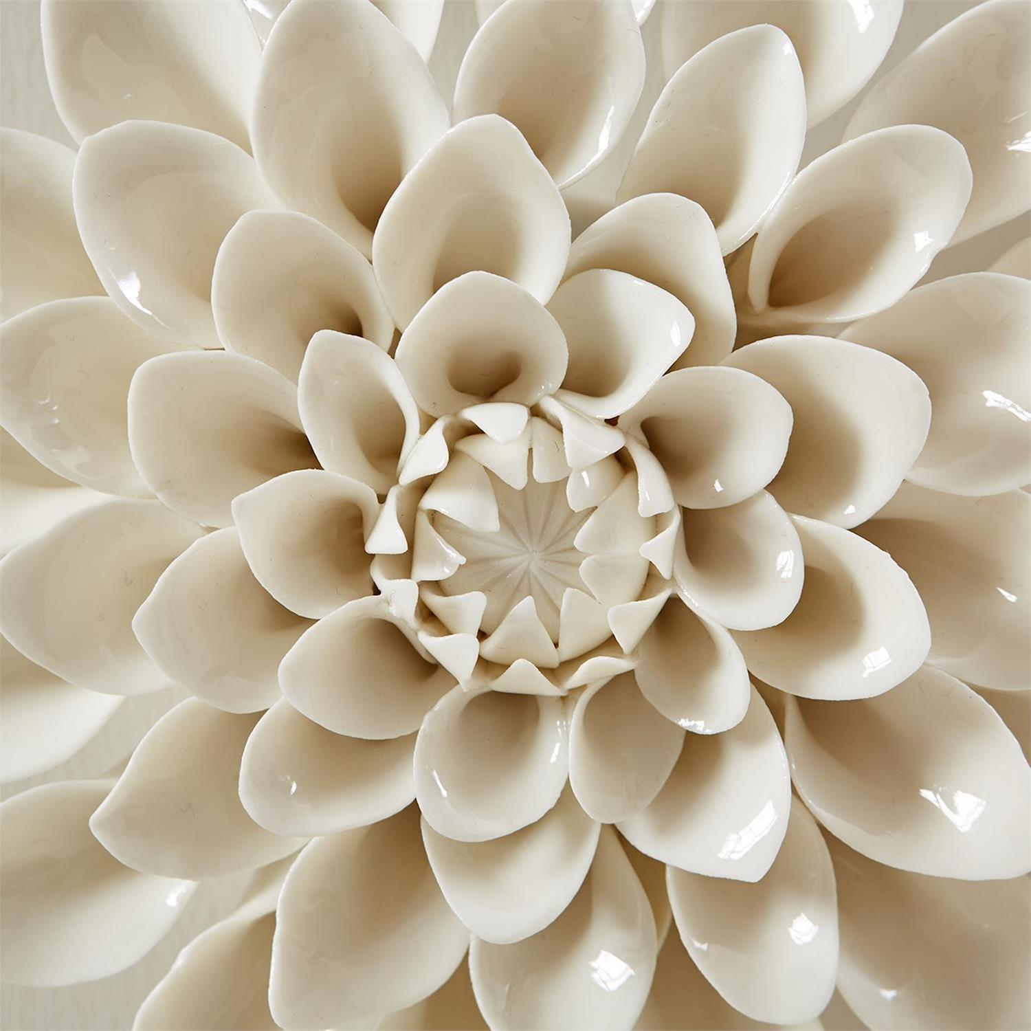 White Garden Flower Wall Sculptures – The Cupboard Shop