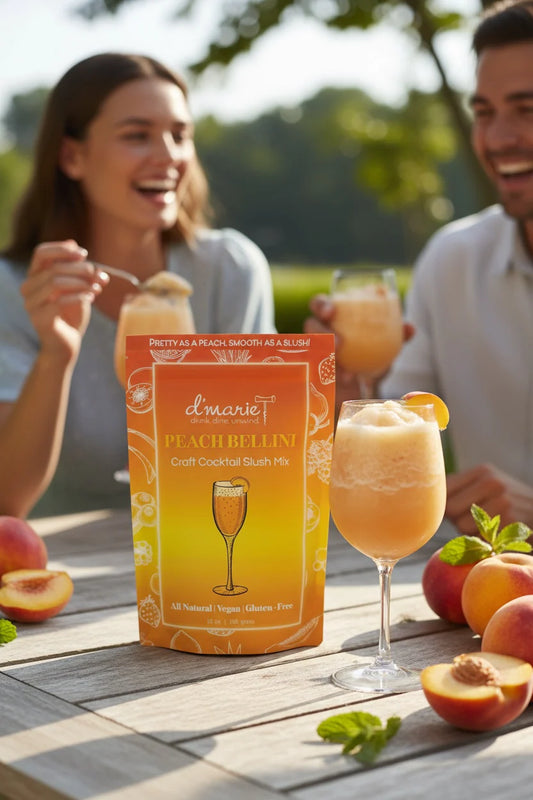 Peach Bellini Cocktail Ready-To-Freeze Cocktail