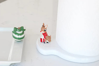 Pinstripes Melamine Paper Towel Holder