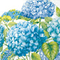 Sea Of Pink Blossoms Cocktail Napkin White Blue