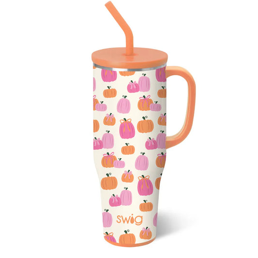 Swig Pumpkins and Bows Mega Mug, 40 oz