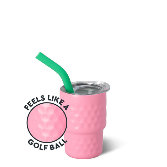 Pink Golf Ball Tiny Tumbler 2oz