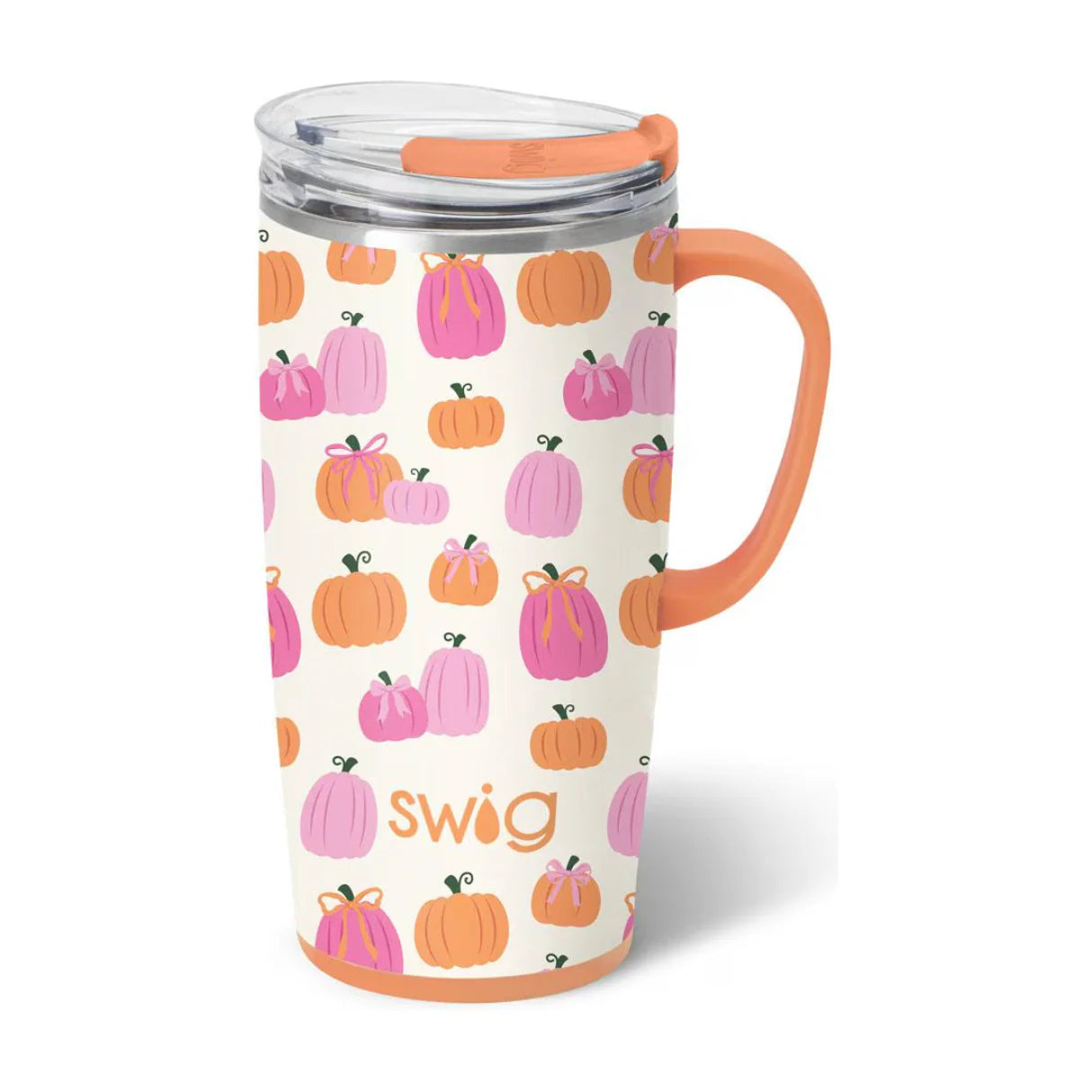 Swig Pumpkin & Bows 22oz Travel Mug