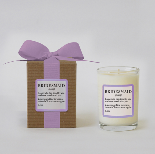 Bridesmaid Candle