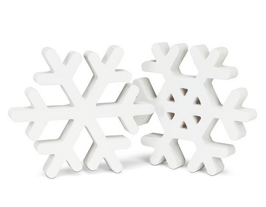 Standing Thick Snowflake