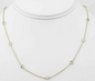 Gold 16" Diamond by the Yard Necklace