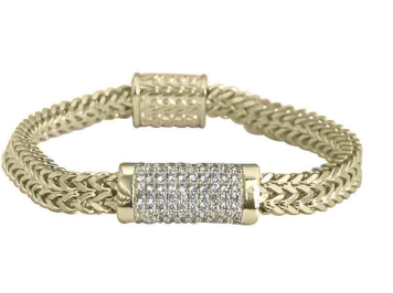 Gold Magnet Lock Bracelet