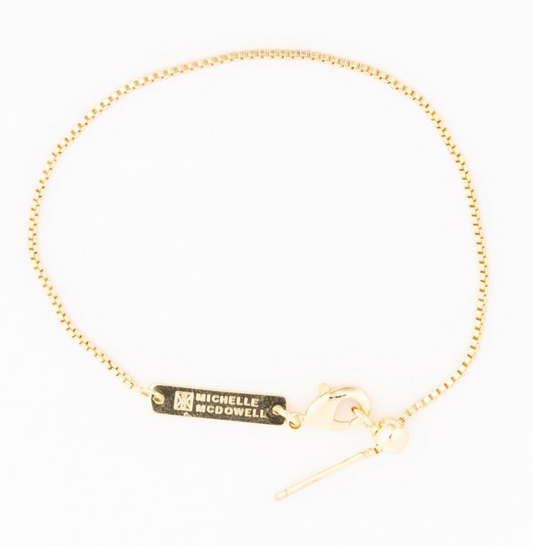 Luxe Bracelet Sylvie Small Gold 6.5""