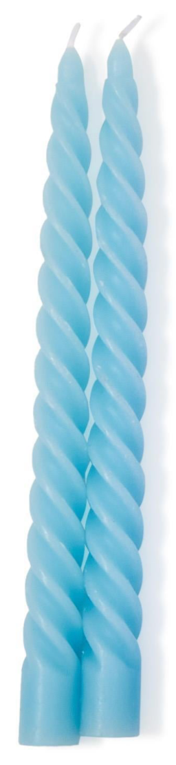Twist Taper Candles, Set of 2 (*Multiple Colors*)