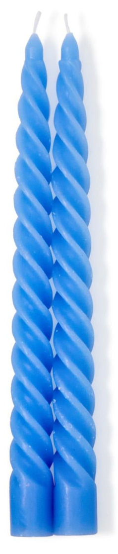 Twist Taper Candles, Set of 2 (*Multiple Colors*)