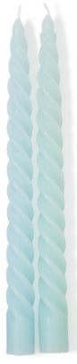 Twist Taper Candles, Set of 2 (*Multiple Colors*)