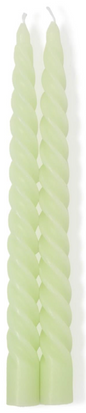 Twist Taper Candles, Set of 2 (*Multiple Colors*)