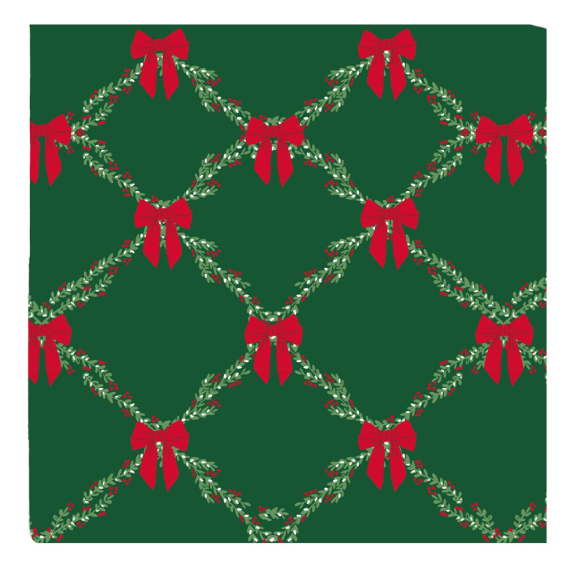Cocktail Napkins Holiday Trellis
