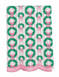 Rosy Wreaths Tea Towel
